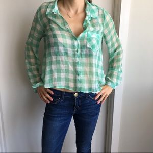 Free People Breezy Summer Button Down